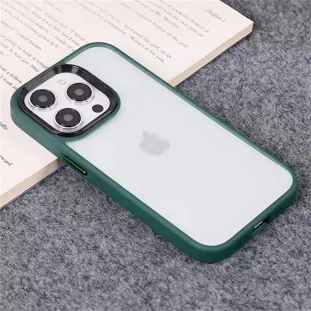 Classic Matte Silicone Phone Case For Apple iPhone Green