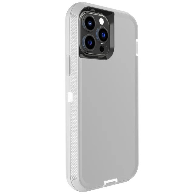 Heavy Duty Protective Phone Case For Apple iPhone White