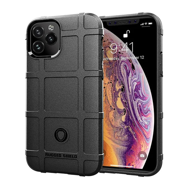 Armored Protective Phone Case For Apple iPhone Black