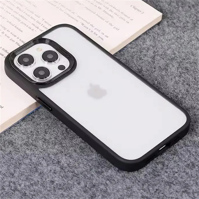 Classic Matte Silicone Phone Case For Apple iPhone Black
