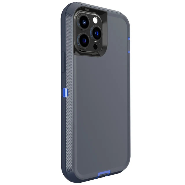 Heavy Duty Protective Phone Case For Apple iPhone Blue