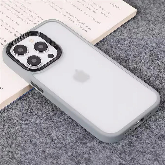 Classic Matte Silicone Phone Case For Apple iPhone Gray